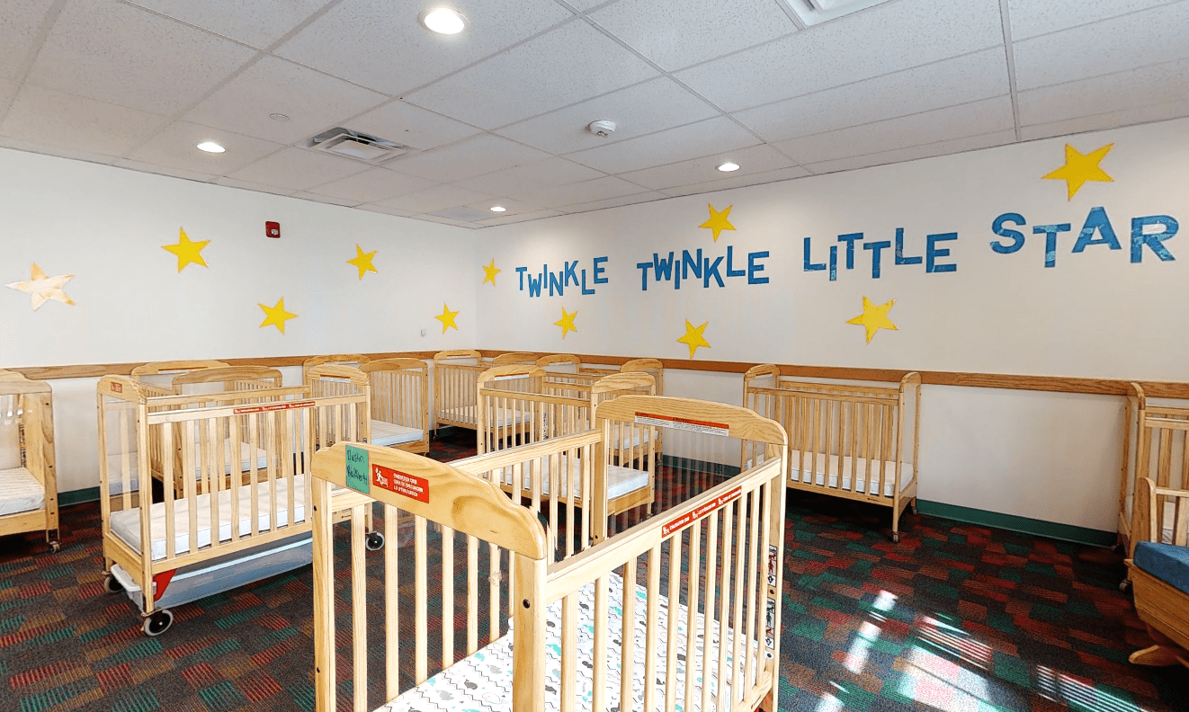 Interactive play area at Malvern School child care New Jersey