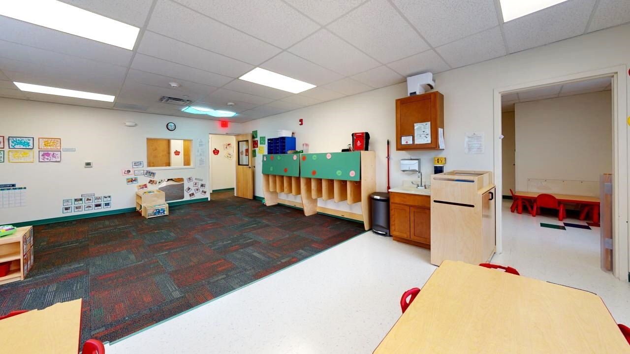 Indoor play area at Malvern School child care New Jersey
