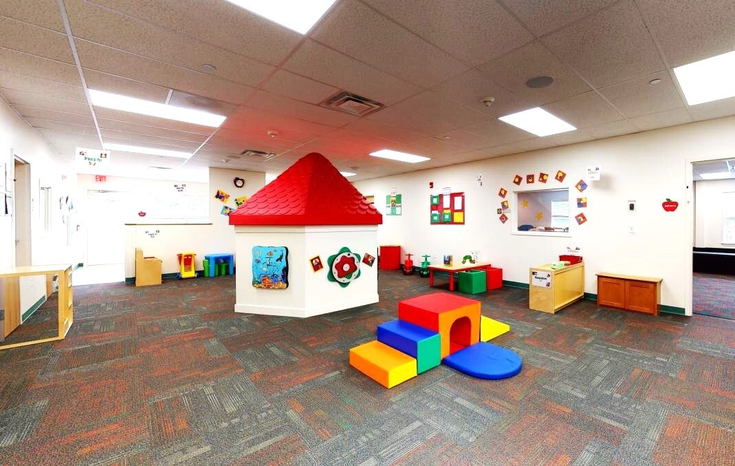 Interactive play area at Malvern School child care New Jersey