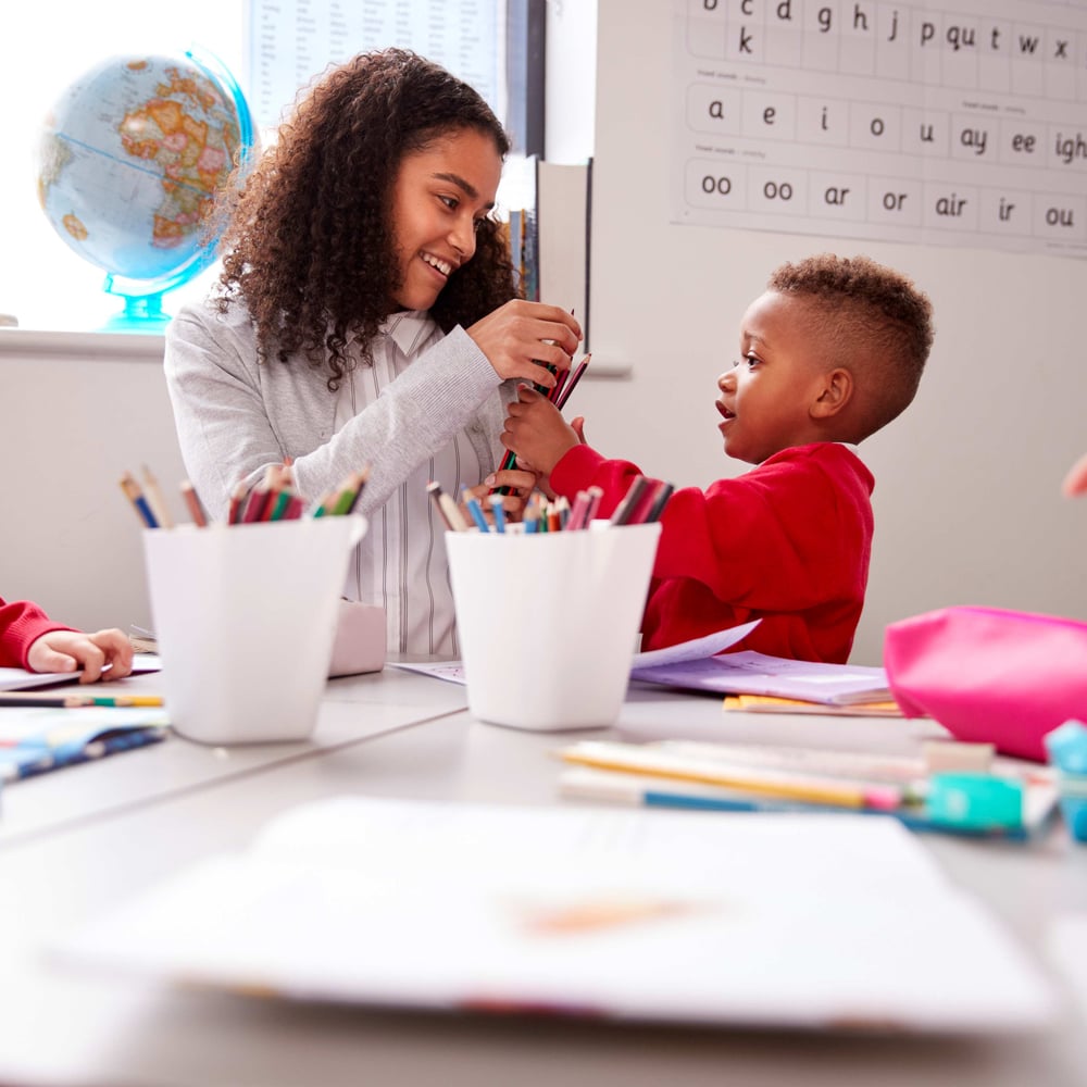 BrightPath child engaging in inquiry-based learning activity
